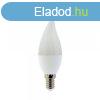 LED gyertya, E14, 6W, 230V, fehr fny