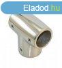 Korltcsatlakoz T idom inox 30 mm