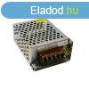 LED trafó 12V IP20 36W/3 A fémházas 3 év garancia