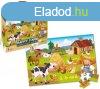 Happy Farm JUMBO puzzle, 48 db