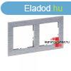 Legrand Suno ketts keret csiszolt alumnium, Legrand 721562