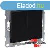 Legrand Suno csillrkapcsol 10 AX fekete, IP44, Legrand 721