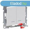 Legrand Suno csillrkapcsol jelzfnnyel 10 AX fehr, IP44,