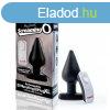 Screaming Plug XL - anl vibrtor (fekete)