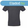 B&C B02E unisex rvid ujj pl, dark grey - XL