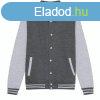 Just Hoods AWJH043 patentos, vastag frfi pulver, Charcoal/
