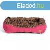 Agui Furry Bed burgundi 47x37x17 cm