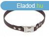 Firedog BioThane nyakrv Clip 25 mm 39 cm dark brown