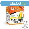 BIOCO MSM + C-VITAMIN 750 MG + 750 MG ITALPOR