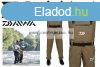 Daiwa Breathable Chest Khaki Waders Lélegző Gázlónadrág 43-A