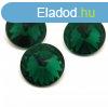 AURORA kristály rivoli - 12mm - Emerald
