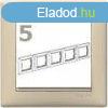 Legrand Valena 5-s keret elefntcsont-arany