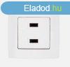 Elmark City dupla USB tltaljzat fehr