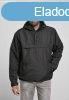 Brandit Fleece Pull Over Windbreaker black