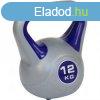 Kettlebell, fles slyz 12 kg manyag bevonattal PRO-Sport