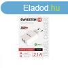 Nabja?ka Swissten Smart IC 2.1A s 2 USB konektormi, biela