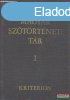 Szab T. Attila - Erdlyi magyar sztrtneti tr I. ktet