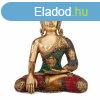 Buddha réz szobor, többszínű, 30cm - Bodhi