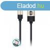 Forever Modern USB - Type-C fekete adatkbel 2A 1m