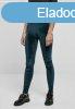 Urban Classics Ladies High Waist Velvet Leggings teal