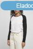 Urban Classics Ladies Contrast Raglan Longsleeve white/black