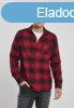 Urban Classics Oversized Checked Grunge Shirt black/red