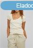 Urban Classics Ladies Organic Asymmetric Neckline Tee whites