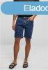 Urban Classics Relaxed Fit Jeans Shorts mid indigo washed