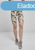 Urban Classics Ladies High Waist Camo Tech Cycle Shorts dusk