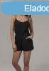 Urban Classics Ladies Short Spaghetti Jumpsuit black