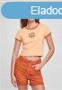 Urban Classics Ladies Stretch Jersey Cropped Tee paleorange/