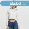 Pulver Urban Classics Ladies Cropped Terry Hoody offwhite m