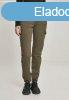 Urban Classics Ladies High Waist Cargo Pants olive