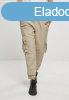 Urban Classics Ladies High Waist Crinkle Nylon Cargo Pants c