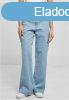 Urban Classics Ladies High Waist Straight Denim Cargo Pants 