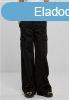 Urban Classics Ladies High Waist Wide Leg Twill Cargo Pants 