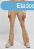 Urban Classics Ladies Rib Knit Bootcut Leggings unionbeige