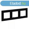 Legrand Nilo Step hrmas keret, fekete, Legrand 863593