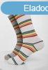 Urban Classics Rainbow Stripes Socks 2-Pack grey/white