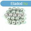 Cseh prselt goly - szln frt - Silver -6mm
