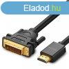 UGREEN HDMI - DVI kbel 4K 1m (fekete)