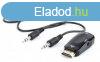 Gembird A-HDMI-VGA-02 HDMI to VGA and audio adapter single p