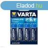 Ceruzaelem Varta Longlife Power, LR6 1,5V, AA, tarts, 4 db