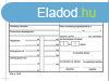 Szabadsgengedly A/6 50x2lap B.18-49/V Ecomark/JUXTA