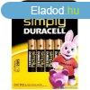 Duracell AAA mikro elem 4 darabos kszlet