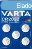 Gombelem, CR2032, 5 db, VARTA