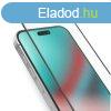 SBS Full Glass edzett veg Apple iPhone 15 Plus szmra feke