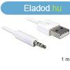 DELOCK kbel USB-A male > Stereo jack 3.5 mm male 4 pin I