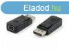 EQuip DisplayPort to miniDisplayPort Adapter Black