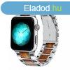 XPRO Apple Watch rozsdamentes acl fa berakssal szj Ezst 